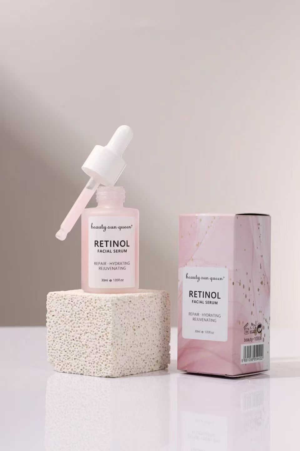 Anti Aging Retinol Set For Face, Encapsulated Retinol With Hyaluronic Acid, Niacinamide & Ceramides, Smooths Wrinkles & Fine Lines, Gentle Skin Brightening