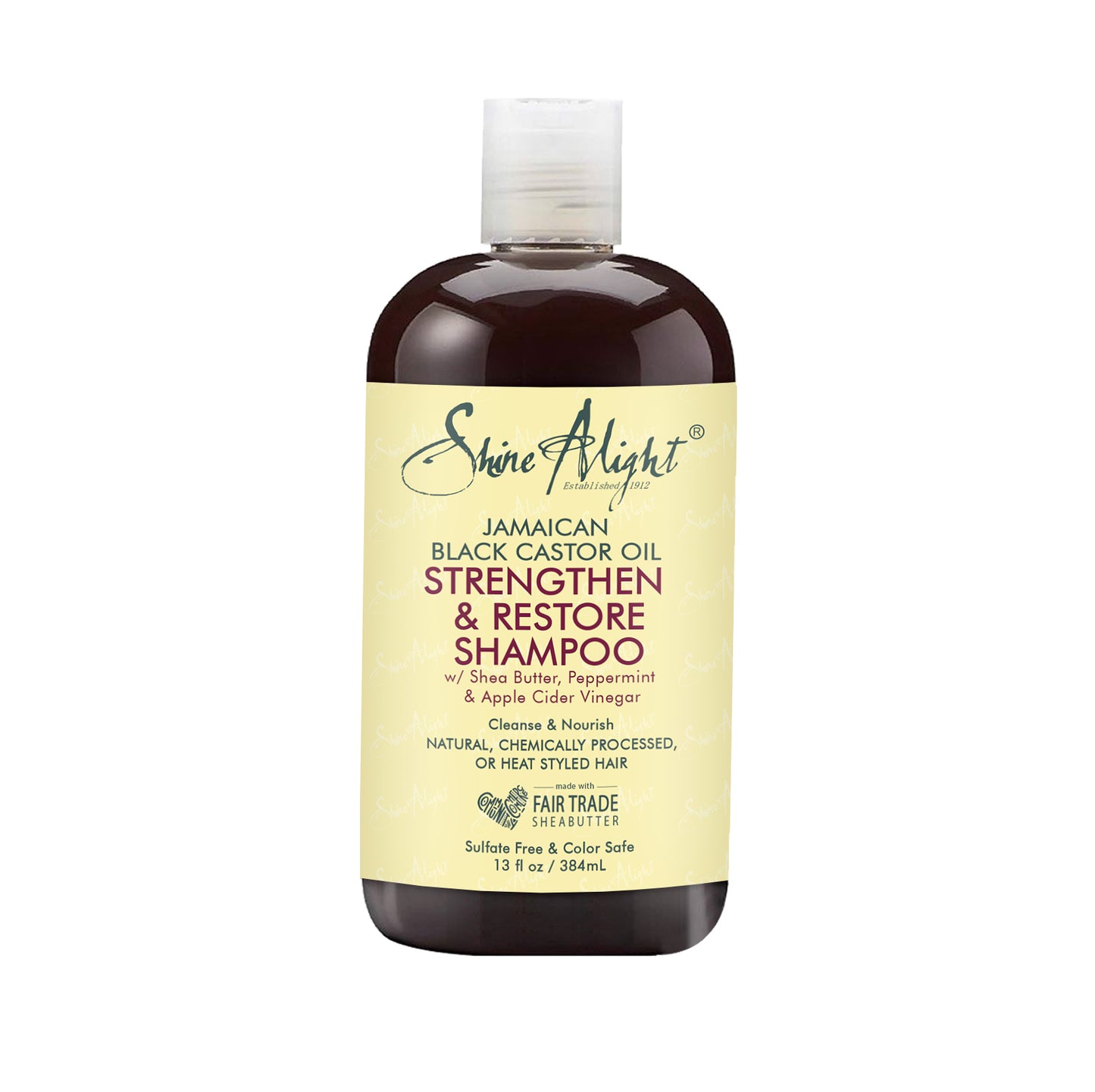 Shine A Light 100% Pure Jamaican Black Castor Oil Leave-In Conditioner Strengthen and Restore for Damaged Hair 12oz